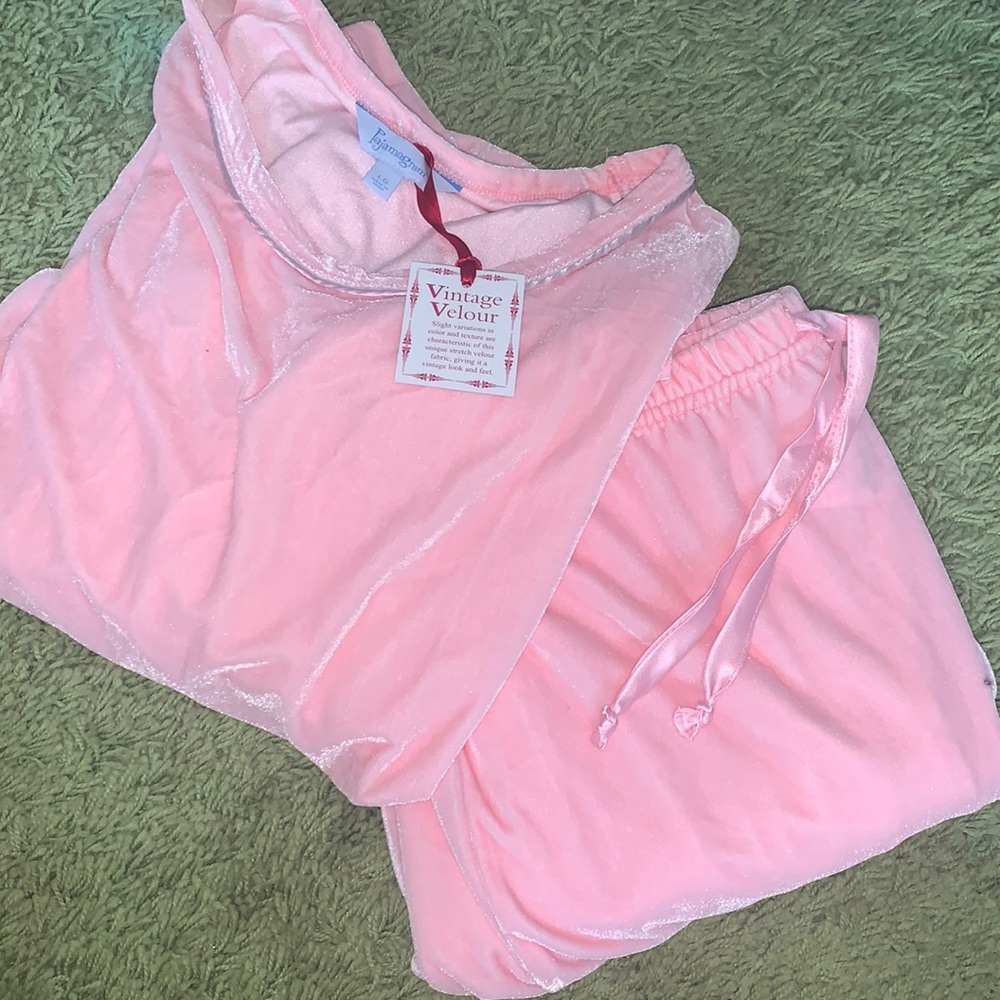 Vintage velour pink set